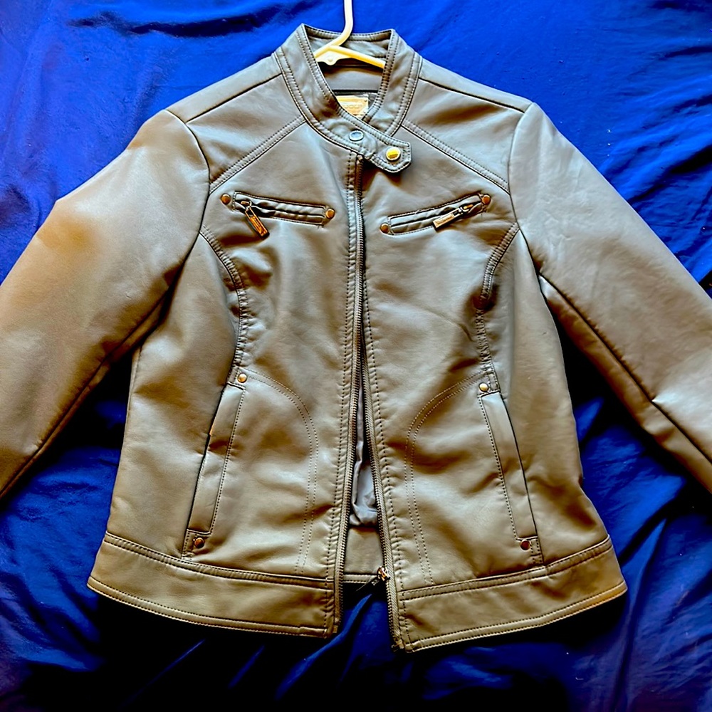 Joujou grey slim fitting jacket